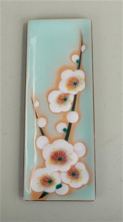 Cloisonne/copper bowl 'Ando's Cloisonne' Japan with cherry blossom...