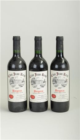 Lot of eight different wines including Burgundy and Bordeaux.