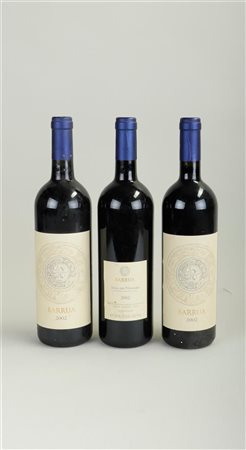 3x Isola dei Nuraghi IGT Barrua Agricola Punica 2002.