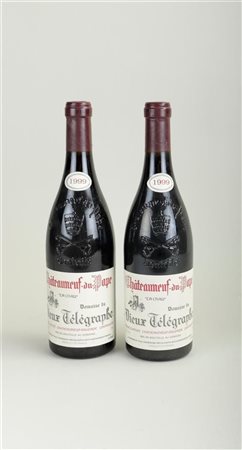 2x 1999 Domaine du Vieux Télégraphe "La Crau" Châteauneuf-du-Pape.