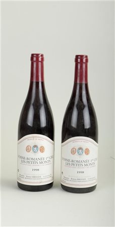 2x Robert Sirugue Les Petits Monts Vosne-Romanée 1er Cru 1998.