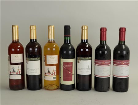 A lot of various wines including France.