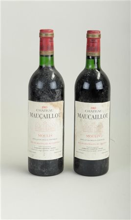 2x 1983 Chateau Maucaillou - Bordeaux.