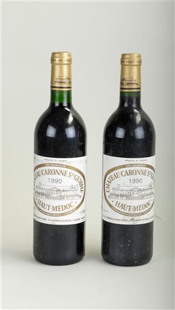 2x Château Caronnes Ste. Gemme 1990 Haut-Medoc.