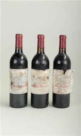 3x 1984 Domaine de Chevalier grand gru classé.