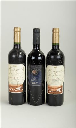 A lot of sixteen different Spanish wines.