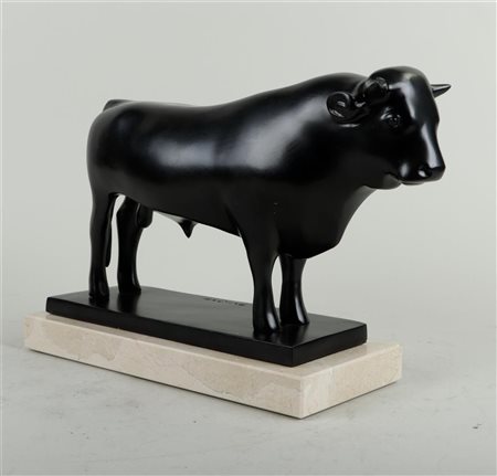 After Francois Pompon (1855 - 1933), 'Taureau' bears signature and with...