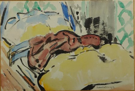 Rik Wouters (Mechelen 1882 - 1916 Amsterdam), Le repos, signed, and dated...