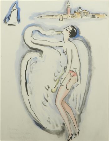 Kees van Dongen (Rotterdam 1877 - 1968 Monte Carlo, Monaco), Venice, Leda and...
