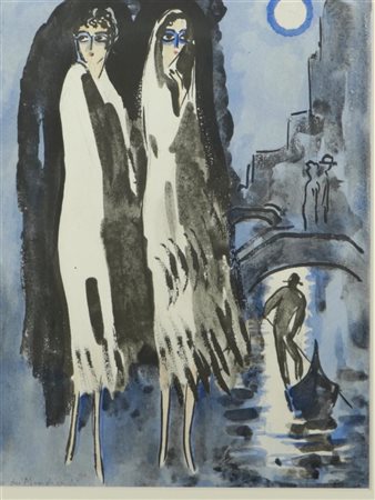 Kees van Dongen (Rotterdam 1877 - 1968 Monte Carlo, Monaco), Venice, After...