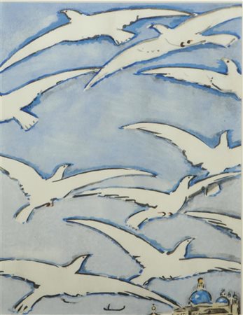 Kees van Dongen (Rotterdam 1877 - 1968 Monte Carlo, Monaco), Venice, A Flight...