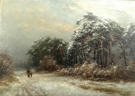 Hermannus Wilhelm (Herman) van der Worp (Zutphen,1849–1941 Delden), Winter...