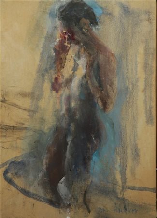 Sam Drukker (born Goes 1957), Bathing woman, signed (bottom right), and...