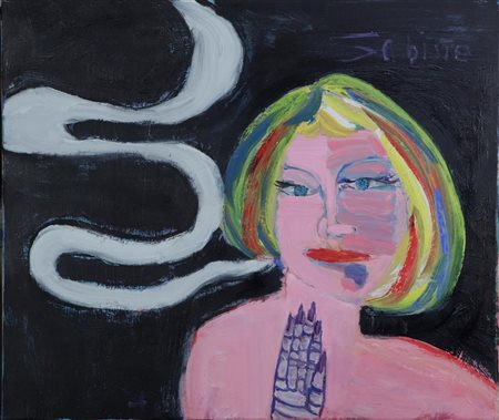 Alphons Freymuth (b. Haarlem 1940),Sabine, signed and dated '04' (verso), and...