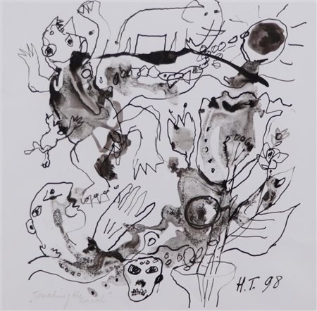 Hans Truijen (Surabaya, Indonesia 1928 - 2005 Climbing), 'Touching the...