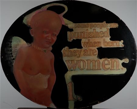 Peter Donkersloot (b. Arnhem 1959), Diptych: "Some People are punished when...