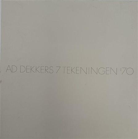 Adriaan "Ad" Dekkers (Nieuwpoort 1938 - 1974 Gorinchem), Drawings '70,a...