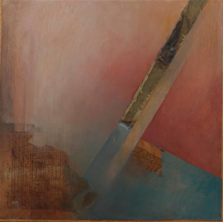 Dorien Melis (1938 - 2021), Abstract with signs, signed, and dated '80...