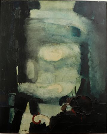 Emile Marzé (1930 - 2009), Sans titre, signed (lower right), oil on canvas,...