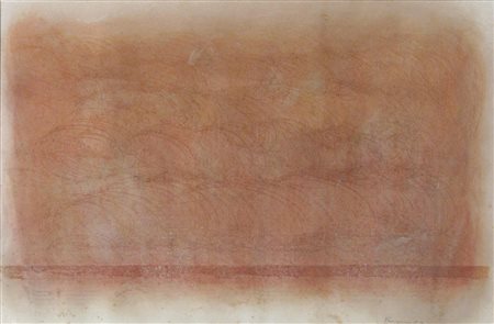 Giancarlo Bargoni (Genova 1936) Senza titolo Tecnica mista su carta 44x69 cm...