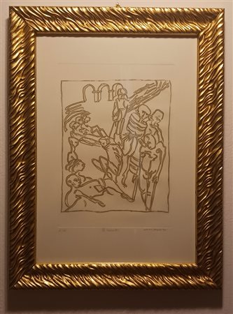 Remo Brindisi (Roma 1918 - Lido di Spina 1996). Il lazzaretto.