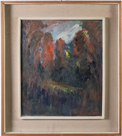 Giorgio Mascalchi (Bologna 1935 - Forlì 2010).  Senza titolo, 1960.