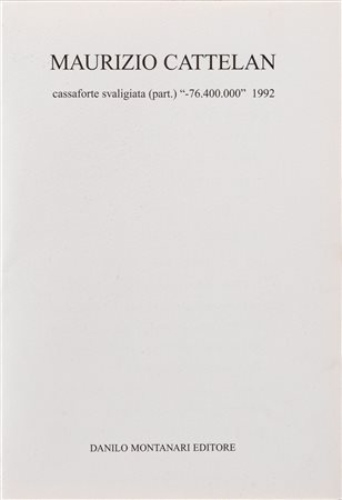 Cassaforte svaligiata (part.) - 76.400.000