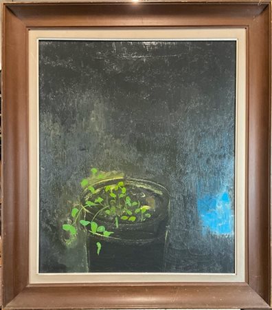 Adolfo Borgognoni "Fiori che nascono" 1965
olio su tela
cm 70x60
firmato in bass