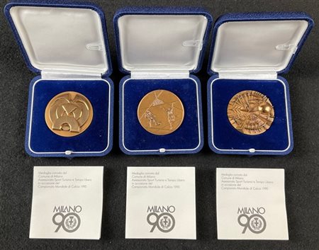 Arnaldo Pomodoro - Andrea Cascella - Agenore Fabbri "Il sole dell'atleta", "Il g