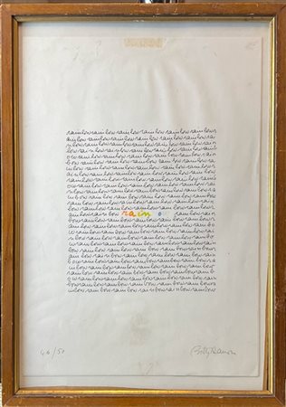 BETTY DANON "Rainbow" 
litografia a colori
cm 29,5x21
firmata e numerata 46/50 i