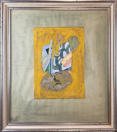 Bruno Capacci "Senza titolo" 1975
tecnica mista su cartoncino
cm 42x29,5
firmato