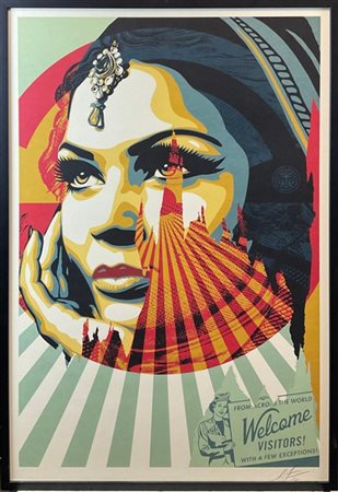 Obey (Shepard Fairey) "Target Exceptions" 2022
litografia offset
cm 90,5x60
firm