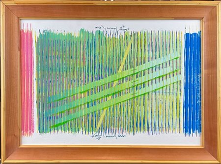 Lorenzo Piemonti "Accelerazioni 194" 
acrilici su carta intelata
cm 35x50
firmat