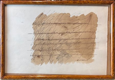 Sante Polito "Senza titolo" 1989
china acquerellata su carta
cm 21x30
firmata e