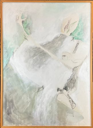 Mario Raciti "Mitologia" 1980
tecnica mista su tela
cm 97x70
firmata, datata e t