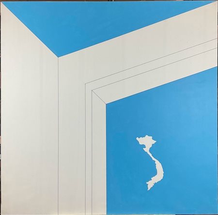 Ettore Sordini "Caro Vietnam o l'importanza della memoria" 1973
acrilico su tela