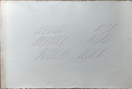 Ettore Sordini "Senza titolo" 1964
matita su carta
cm 70x104
firmata e datata in