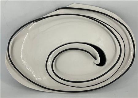 Agostino Ferrari "Interno Esterno su ceramica" scultura e tecnica mista su cera