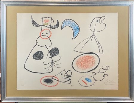Joan Miró "Ubu aux Baleares" 
litografia a colori
cm 50x65,5
firmata e numerata