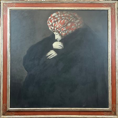Arturo Carmassi "Aymer" (1969)
tecnica mista e olio su tela
cm 100x100
firmato e