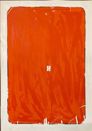 Mario Schifano "Senza titolo" 
serigrafia a colori
cm 100x70
firmata e numerata