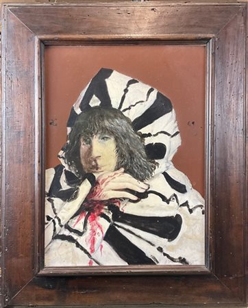 Arturo Carmassi "La ferita" 1969
olio su masonite
cm 51x38
siglato e datato al f