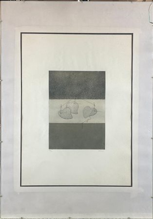 Armodio "Senza titolo" 
acquaforte e acquatinta
(lastra cm 24,5x17,4; foglio cm