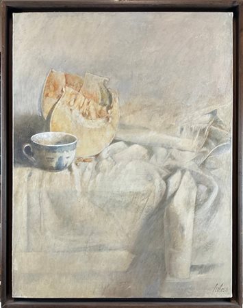 Giorgio Scalco "La tazza cinese" 1998
olio su tela
cm 65x50
firmato e datato in