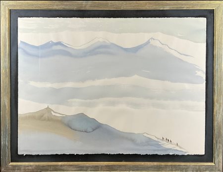 Nicola Magrin "Senza titolo" 2010
acquerello su carta
cm 56,5x76,5
firmato, data