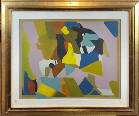ROLAND BIERGE "10 - 13 Sept 76" 1976
olio su tela
cm 54,5x65
firmato in basso a