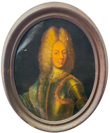 Scuola francese del secolo XVIII

"Ritratto virile in armatura"
olio su tela ov