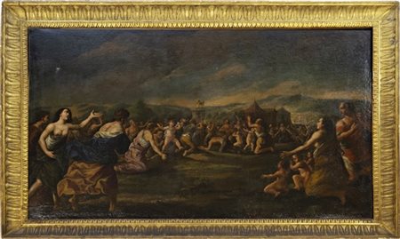 Scuola del secolo XVIII

"Adorazione del vitello d'oro"
olio su tela (cm 120x74