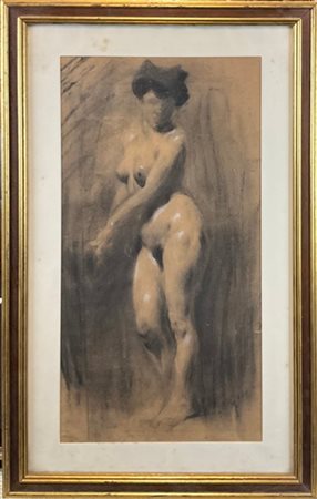 Ignoto di inizio secolo XX

"Studio di nudo femminile" 
tecnica mista su carta