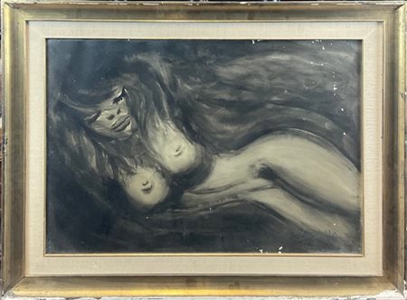 Novella Parigini Due tecniche miste su carta di soggetto e misure diverse (misur